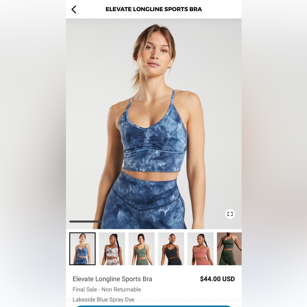 Gymshark sports bra